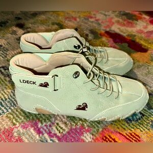 Women’s LDECK green High-Top Sneakers